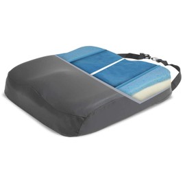 ProHeal Wheelchair Seat Cushion Gel Infused Memory Foam - Orthopedic, Coccyx, Tailbone Support - High Resilience for Positioning and Stability Prevents Pressure Sores and Skin Damage -16" x 16" x 3"