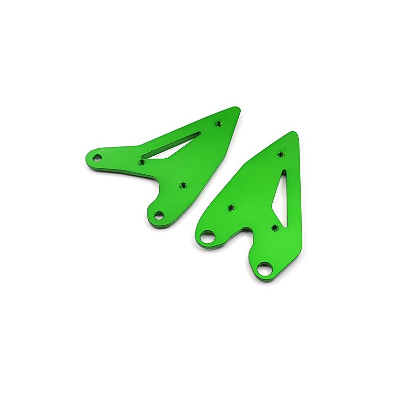 LEDISHUN Foot Peg Heel Plate Guard Protector Foot Pegs for