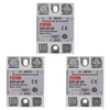 3pcs SSR-60DA Solid State Relay DC to AC Input 3-32V