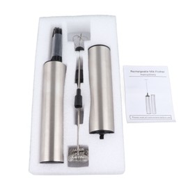 Electric Whisk Multifunctional USB Rechargeable Handheld Milk Frother Foam Maker Coffee Blender for Kitchen