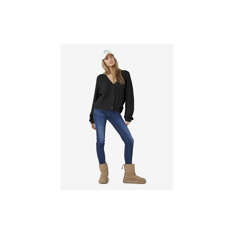 Noisy may Women's Nmcharlie L/S V-Neck Knit Cardigan Noos Cardigans,