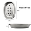 Soap Dish for Shower, Stainless Steel Bar Soap Dishes Holder