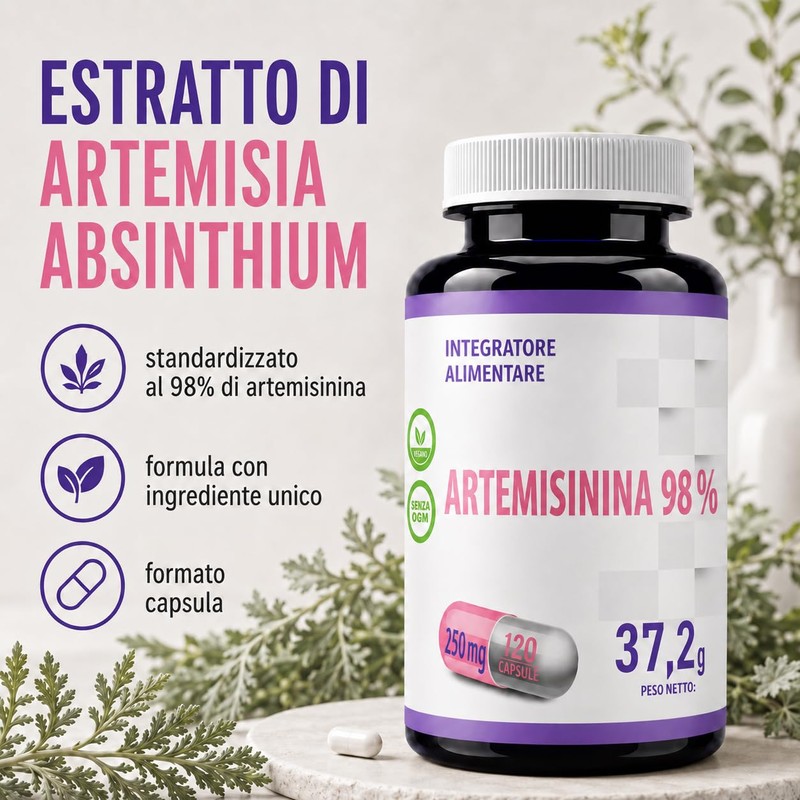 Hepatica Artemisinina | 250 mg | standardizzata al 98% |
