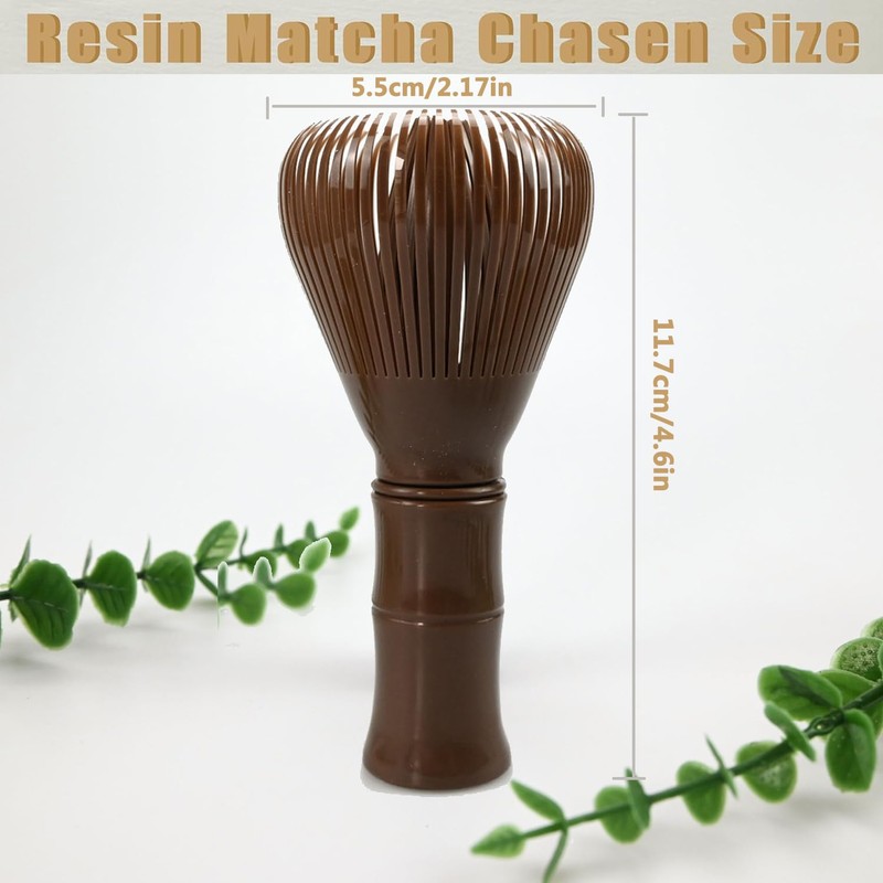 Traditional Matcha Whisk Reusable Resin Matcha Whisk Chasen Dishwasher Safe
