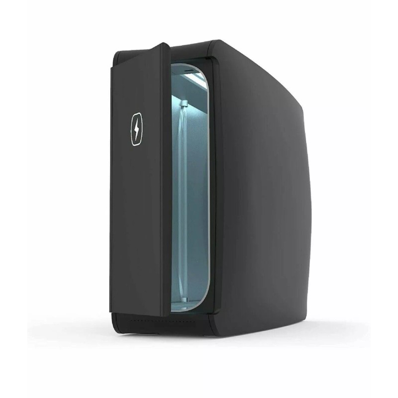 HomeSoap Large Capacity UV Sanitizer & Charger- Black