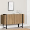 South Shore Mezzy 2-Door Sideboard, Light Walnut