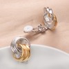 Yoursfs Helix Gold and Silvery Clip on Earrings for Women