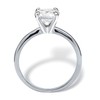 PalmBeach Yellow Gold-plated Platinum-Plated or Silvertone Round Cubic Zirconia Solitaire
