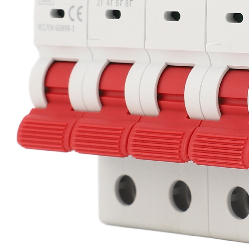 6KA 4P Miniature Circuit Breaker PP Flame Retardant Circuit Breaker