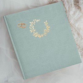 La Lente Premium Scrapbook Album – Photo Album with Writing Space – 100 Pages for Multiple Sizes 4x6, 5x7, 6x8, 8x10 – Holds 500 Photos – Wedding, Baby, Travel & Family Memories