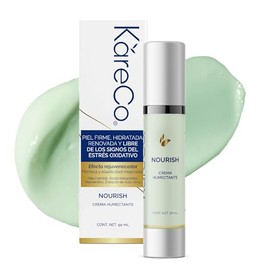 Kareco Nourish Crema Hidratante Facial Resveratrol Acido Hialuronico Hidrata Profundamente Rejuvenece Pie Combatiendo Envejecimiento Prematuro