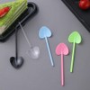 OULIGET Plastic Tasting Spoons,Plastic Spoons,Disposable Ice Cream Spoon,Dessert Spoon,4.1 Inches,100