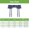 Confonze Liguero de encaje para mujer, sexy, tirantes para medias