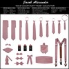 Jacob Alexander Solid Color Men's Regular Tie - Dusty Rose