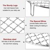 sourcing map Round Cooking Rack 11-inch Stainless Steel Cross Wire