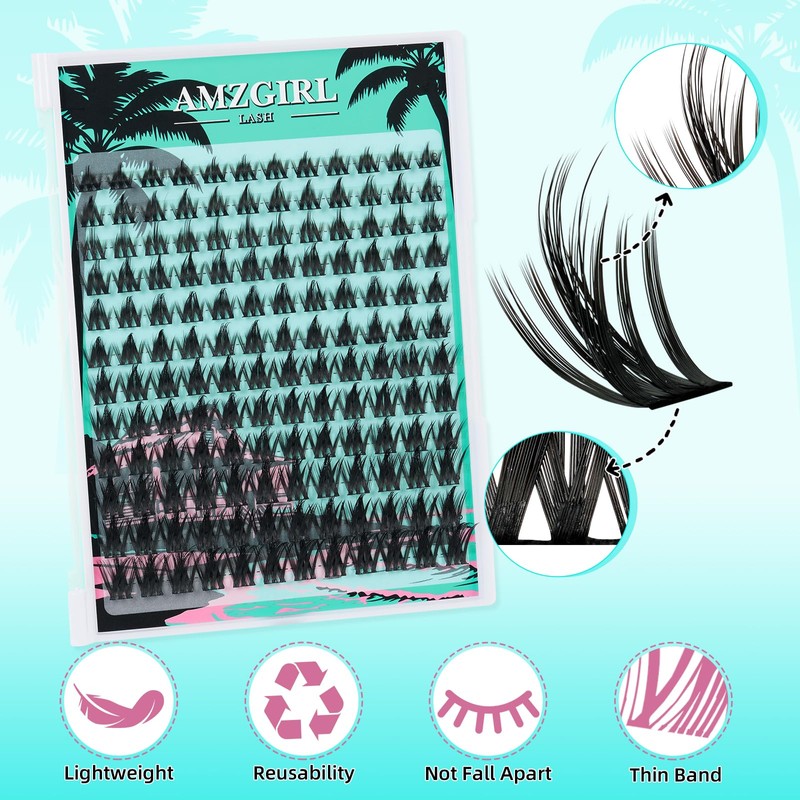 Eyelash Clusters Manga Eyelash Clusters Spiky Cluster Eyelash Extensions 144