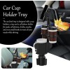 iMounTEK 5-in-1 Car Cup Holder Tray w/ Phone Mount –