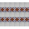 6x6 4 pcs Blue Seville Talavera Mexican Tile