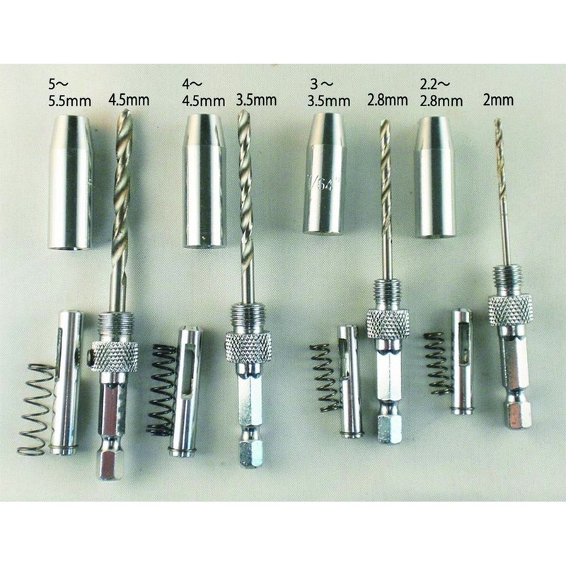Drill Bit for Centering, Hinges, Mounting Centers, Woodworking, Countersunk Screws,