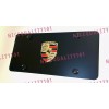 Unbranded 3D Cayenne Carrera 911 Front Black Matte Finished License