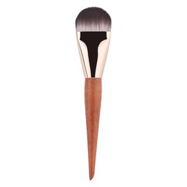 Foundation Brushes | Flat Makeup Brush Ultra Thin - Portable Wooden Handle, Professional Applicator for Cosmetics, Blending, Powder Buffing