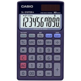 Casio SL-310TER + Financial Calculator 10 Digit