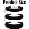 JDYYICZ 3Pcs Black Velvet Headbands for Women, Soft Head Bands