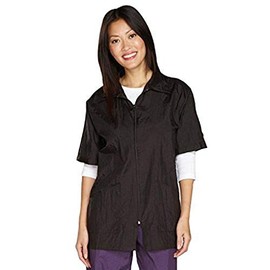 Top Performance Grooming Jackets - Versatile All-Around Shirt Style Jackets for Professional and Amateur Groomers - Black, Small