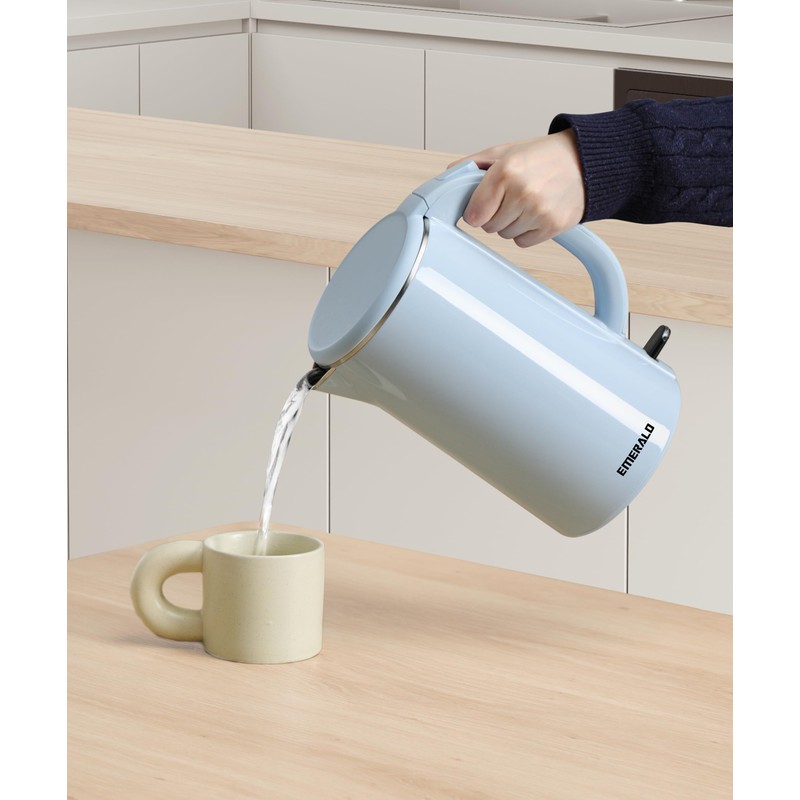 Emerald Electric Kettle, Countertop Water Boiler Kettle Teapot with Cord