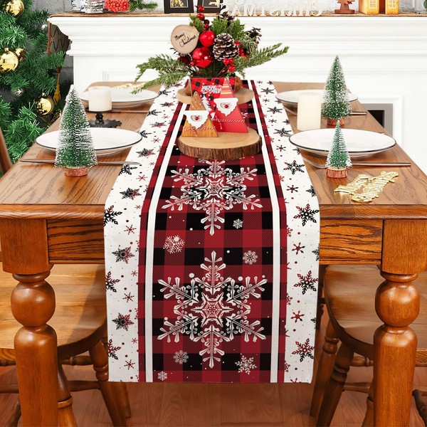 Table Runner Christmas Red Christmas Table Runner 180 cm Long