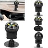 Topyond Car Compass Ball, Car Guide Ball, 2 Pieces ABS