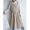 SPDYCESS Aprons Japanese Style Cooking Apron Women with 2 Pockets
