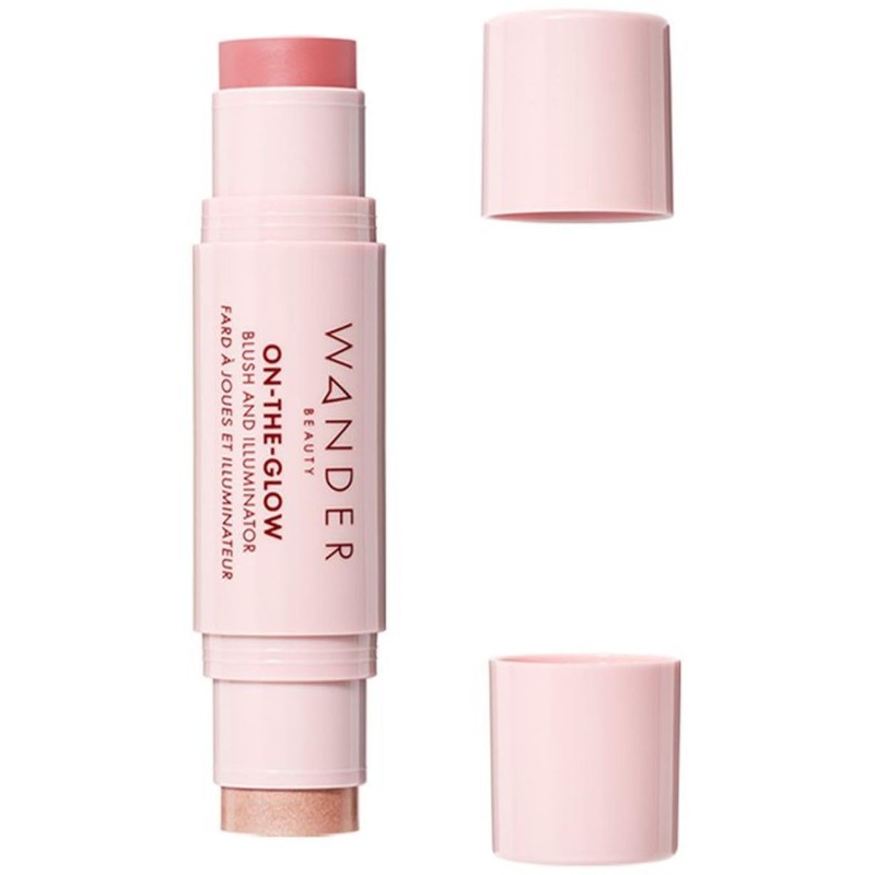 Maquiagem iluminador e basto de blush - WANDER BEAUTY ON-THE-BRILHANTE