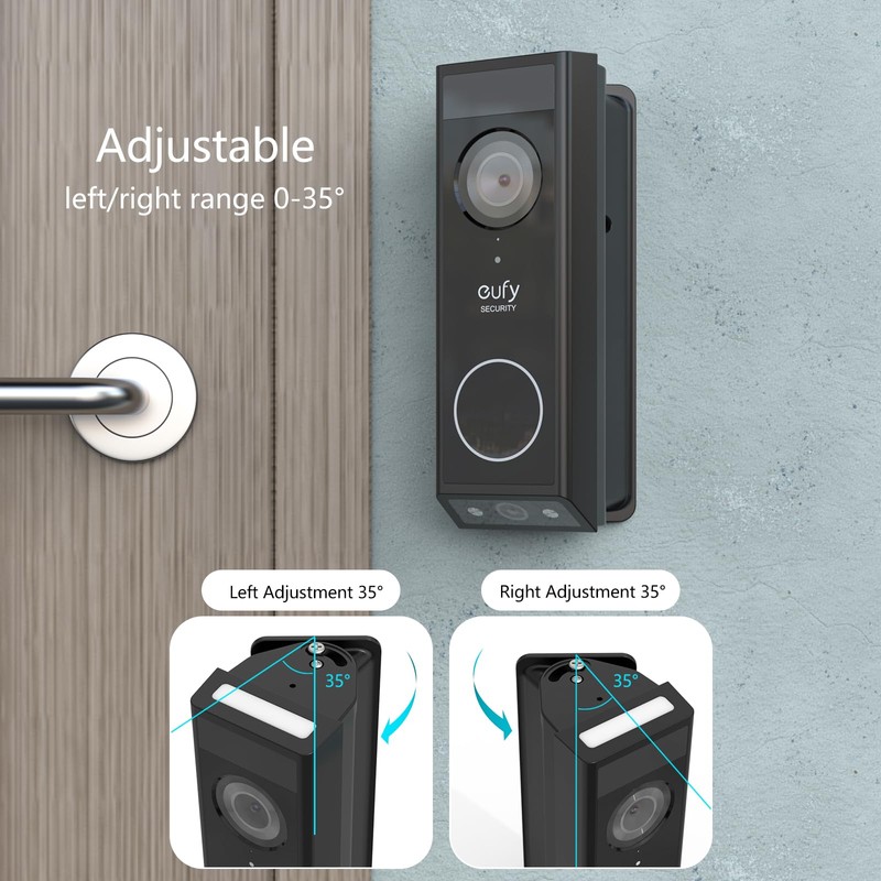 HOLACA Bracket Compatible with eufy Security Video Doorbell E340, Can