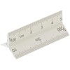 Marvy 014-0209 Aluminum Triangular Scale, 11.8 inches (30 cm), Architect