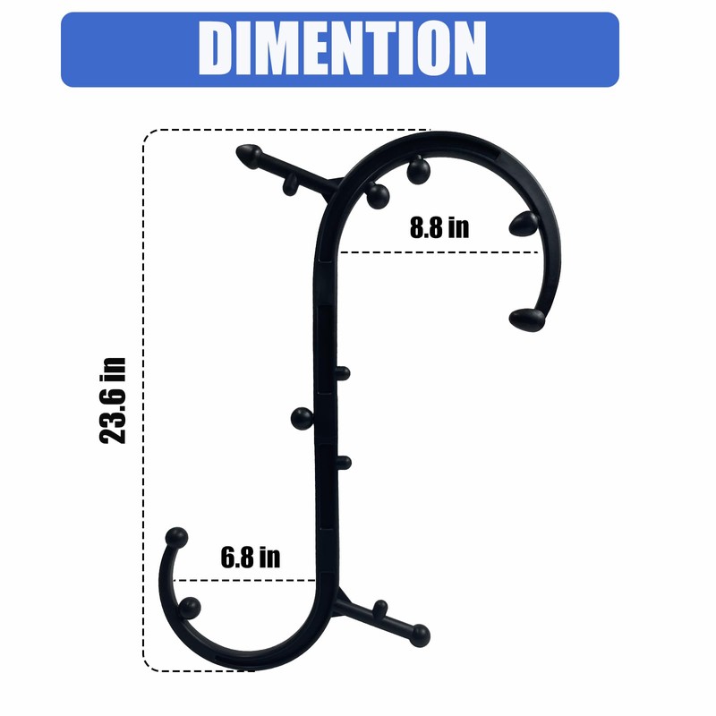 Professional Back, Neck and Shoulder Massager - Massage Hook, Back