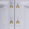 BonKuDoo 5 Pack Cabinet Pulls Drawer Pulls 3 Inch Gold
