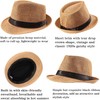 Geebuzz 5 Pack Short Brim Fedora Classic Summer Beach Sun