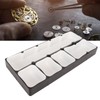 Waterproofs Watch Parts Storage Box with 5 Compartments Shockproof Organizer