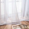 CUTEWIND Curtains with Eyelets Living Room Semi-Transparent Voile Polyester Eyelet