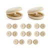 povtii 10 Sets Seat Belt Button Stop, Snap-On Plastic Seatbelt