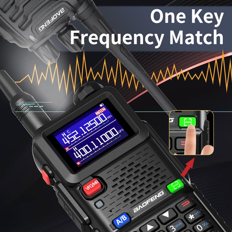 Baofeng Radio Ham Radio Handheld AR-5RM 10W Long Range Rechargeable