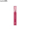 TOUCH IN SOL Vegan Again Juicy Glossy Lip Tint 3.9g, Color:02 Smile Peach