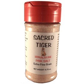 Sacred Tiger Extra Fine Himalayan Pink Salt in Shaker Bottle