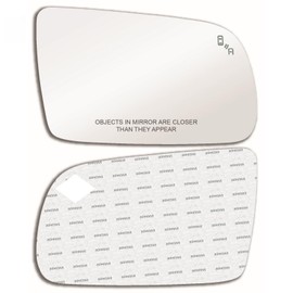 Replacement Blind Spot Mirror Glass with Full Size Adhesive for 2010-2019 LINCOLN MKT Passenger Side View Right RH
