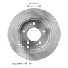 Bendix Premium PRT5868 Rear Brake Rotor for Kia Rondo 2012-2007