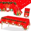 PXDUCN Christmas Table Cloth,137 * 274cm Plastic Tablecloth,Convenient and Quick