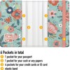funda de pasaporte para mujeres y niños, con protección RFID,