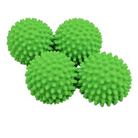 Voarge Pack of 4 Dryer Balls, Washing Balls for Washing Machine, Balls for Fluffy Laundry, Laundry, Reusable Dryer Balls, Washing Machine Balls (Green)