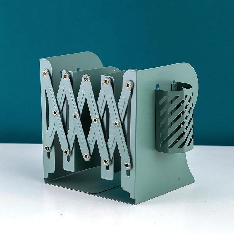 Metal Iron Book Ends Adjustable Bookends for Heavy Book Holder